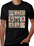 Easter Bunny Grid T-Shirt - Quirky & Stylish