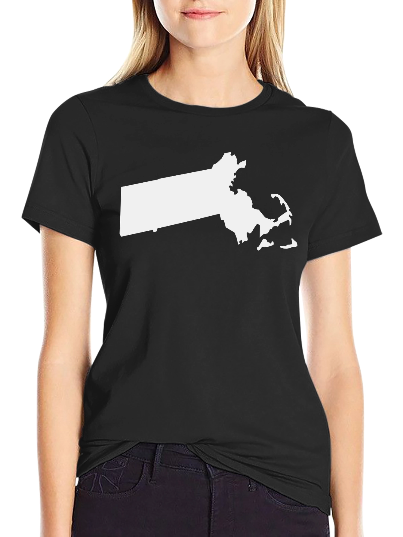 Massachusetts State Pride T-Shirt - Black