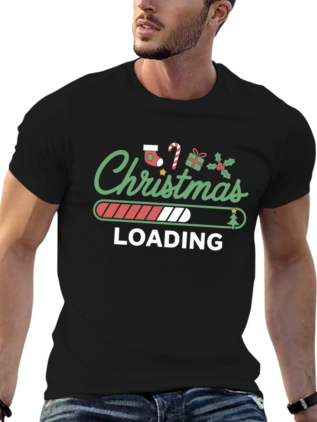 Christmas Loading T-Shirt - Holiday Season Tee