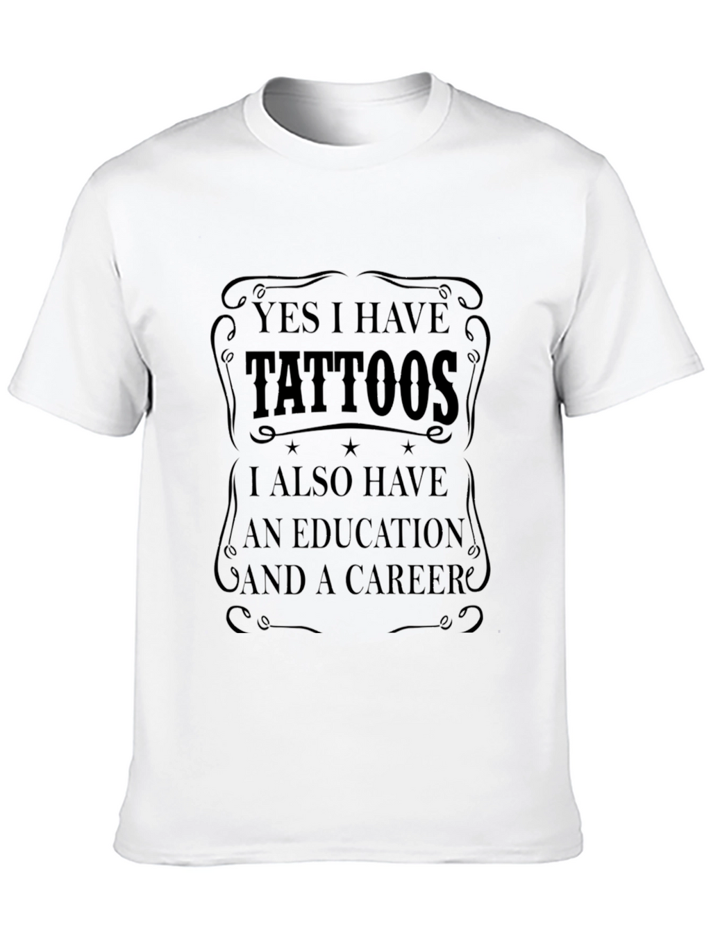 Tattoos Education Career Mens T-Shirt