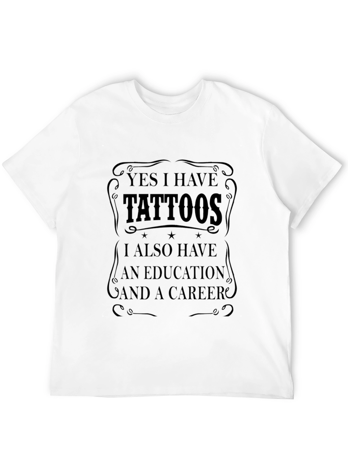 Tattoos Education Career Mens T-Shirt