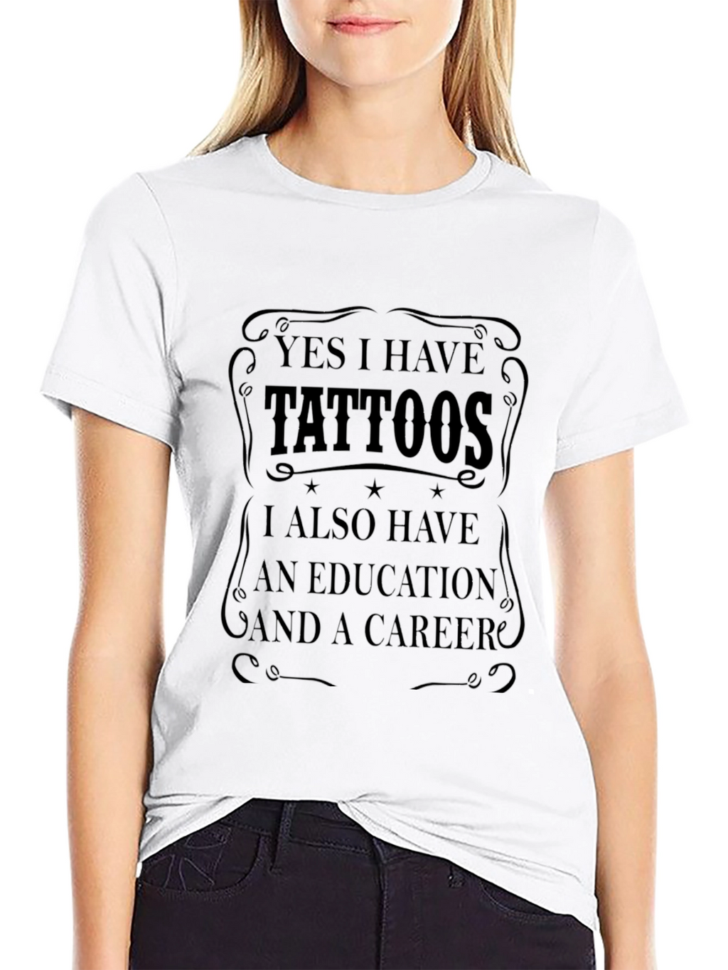 Tattoos Education Career Mens T-Shirt