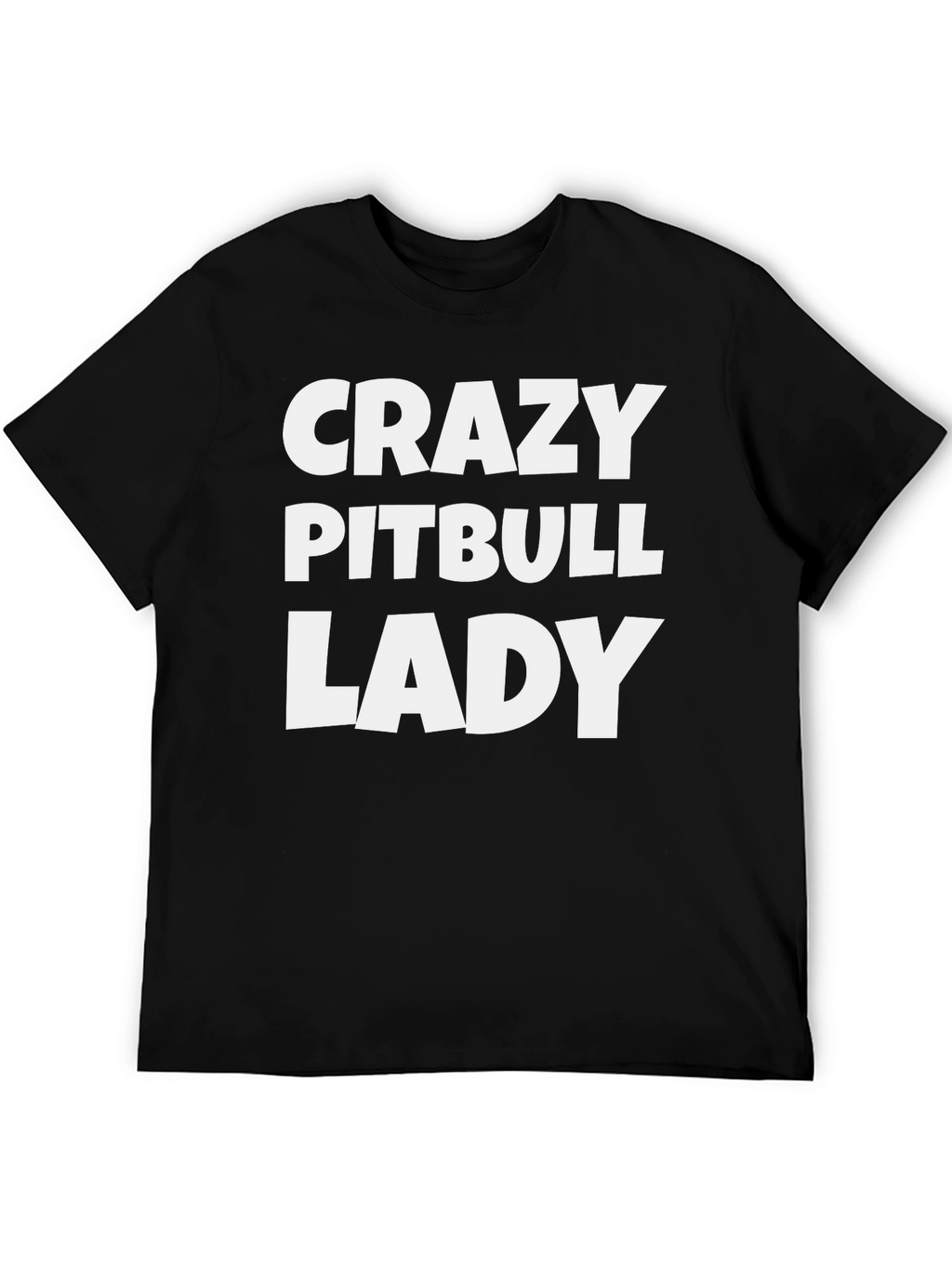 Crazy Pitbull Lady Graphic Tee