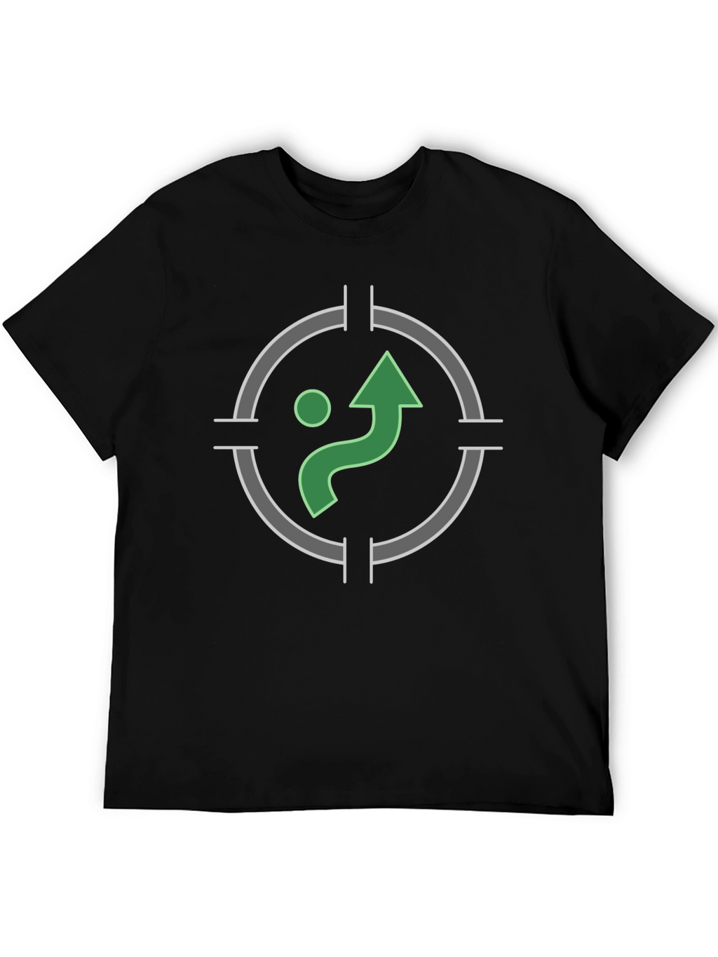 Green Path Target Graphic T-Shirt