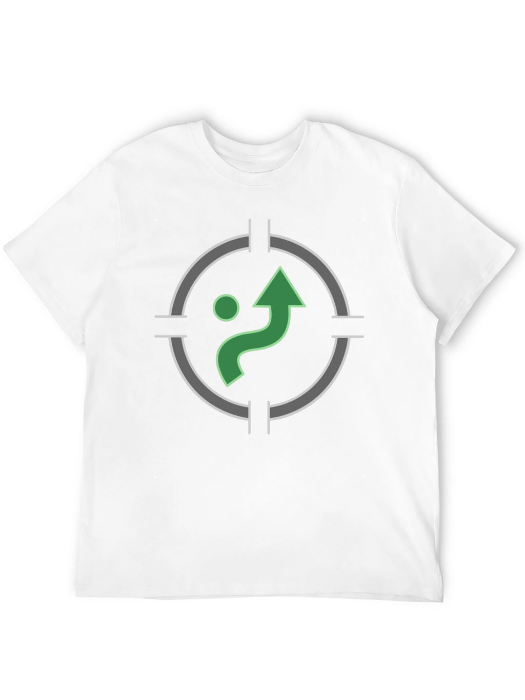 Green Path Target Graphic T-Shirt