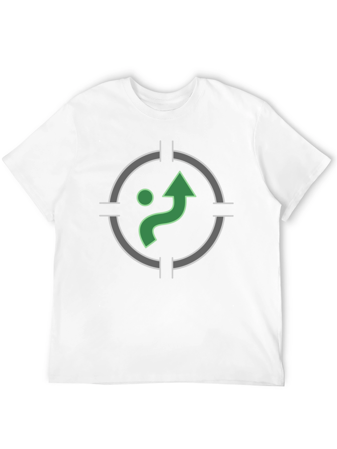 Green Path Target Graphic T-Shirt