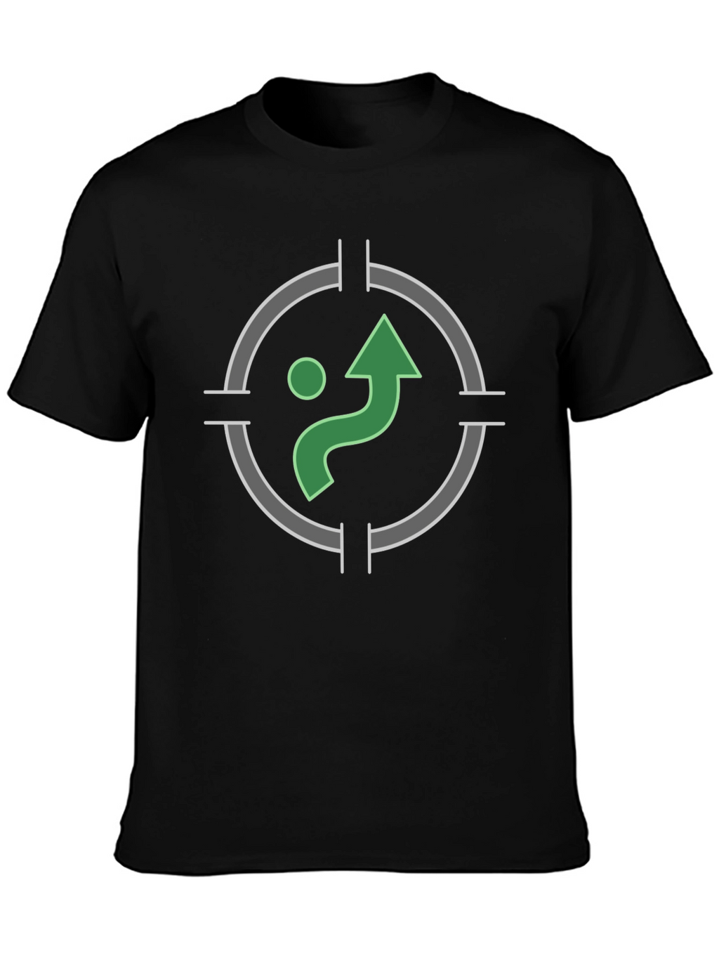 Green Path Target Graphic T-Shirt