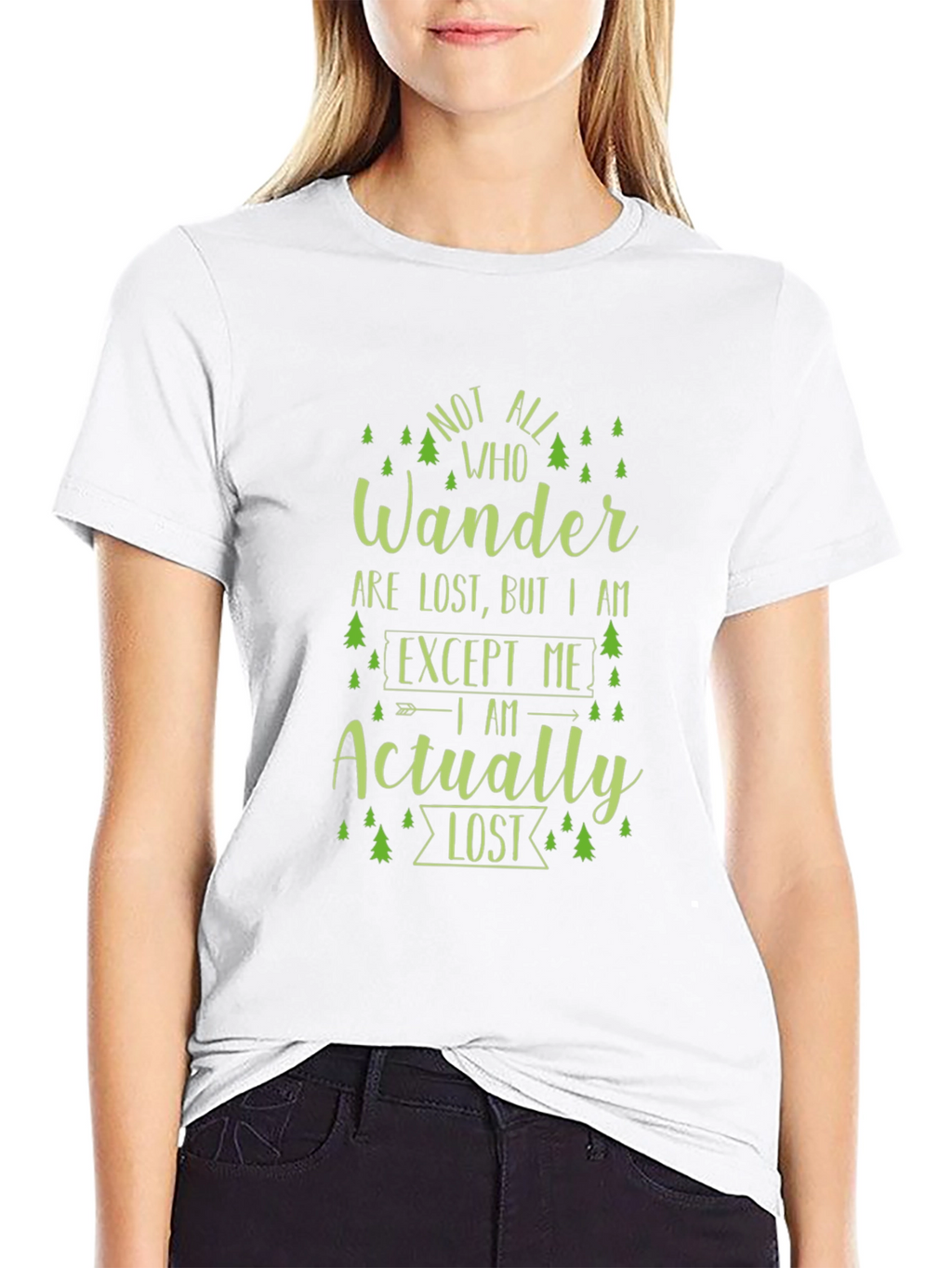 Not All Who Wander T-Shirt - Novelty Hiking Tee