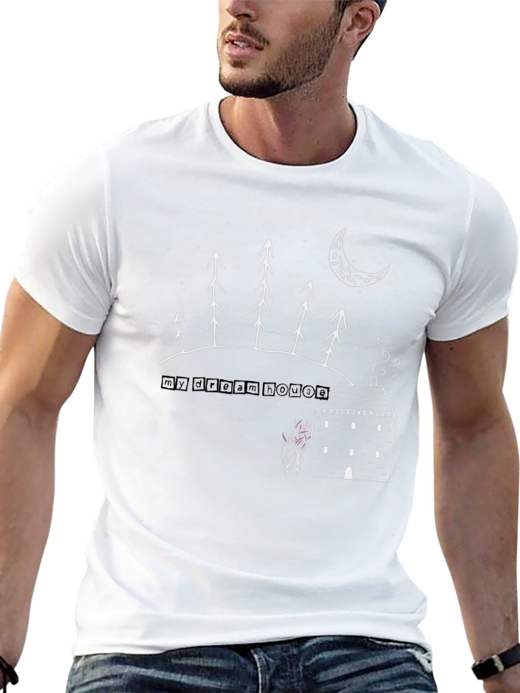 My Dream House Graphic T-Shirt - Black