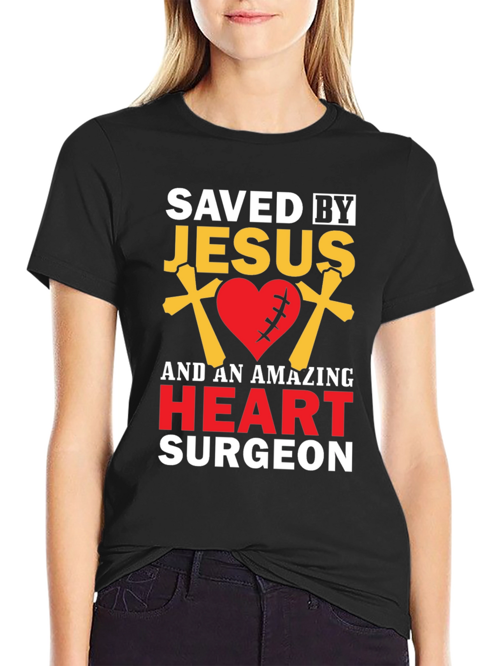 Saved By Jesus Heart Surgeon T-Shirt