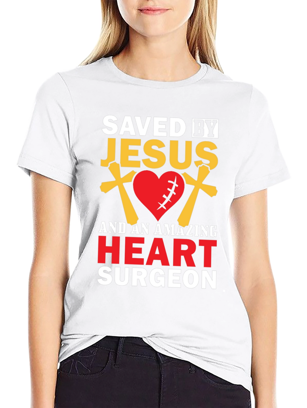 Saved By Jesus Heart Surgeon T-Shirt