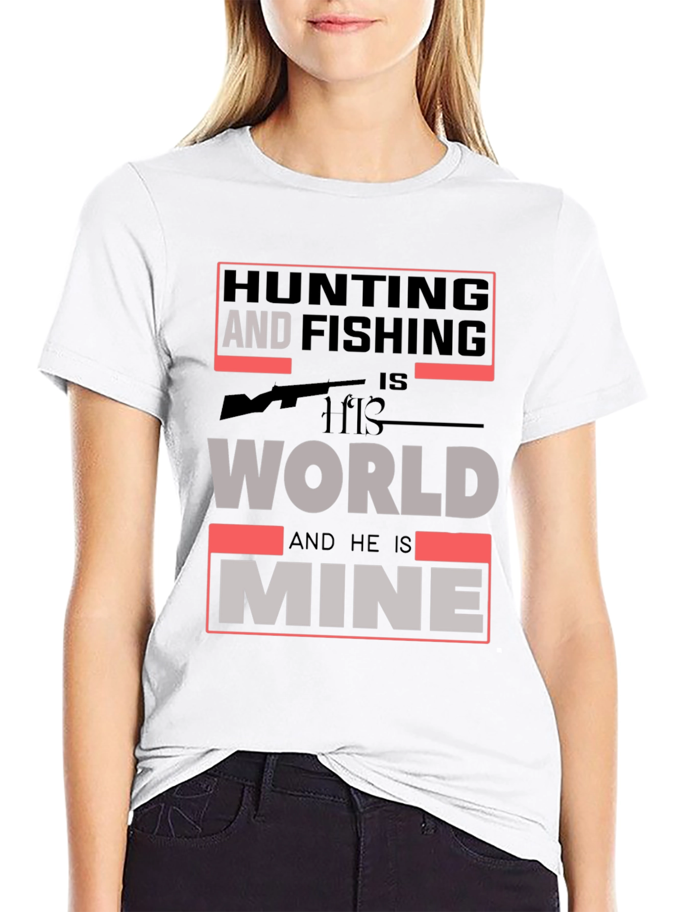Hunting and Fishing Graphic T-Shirt