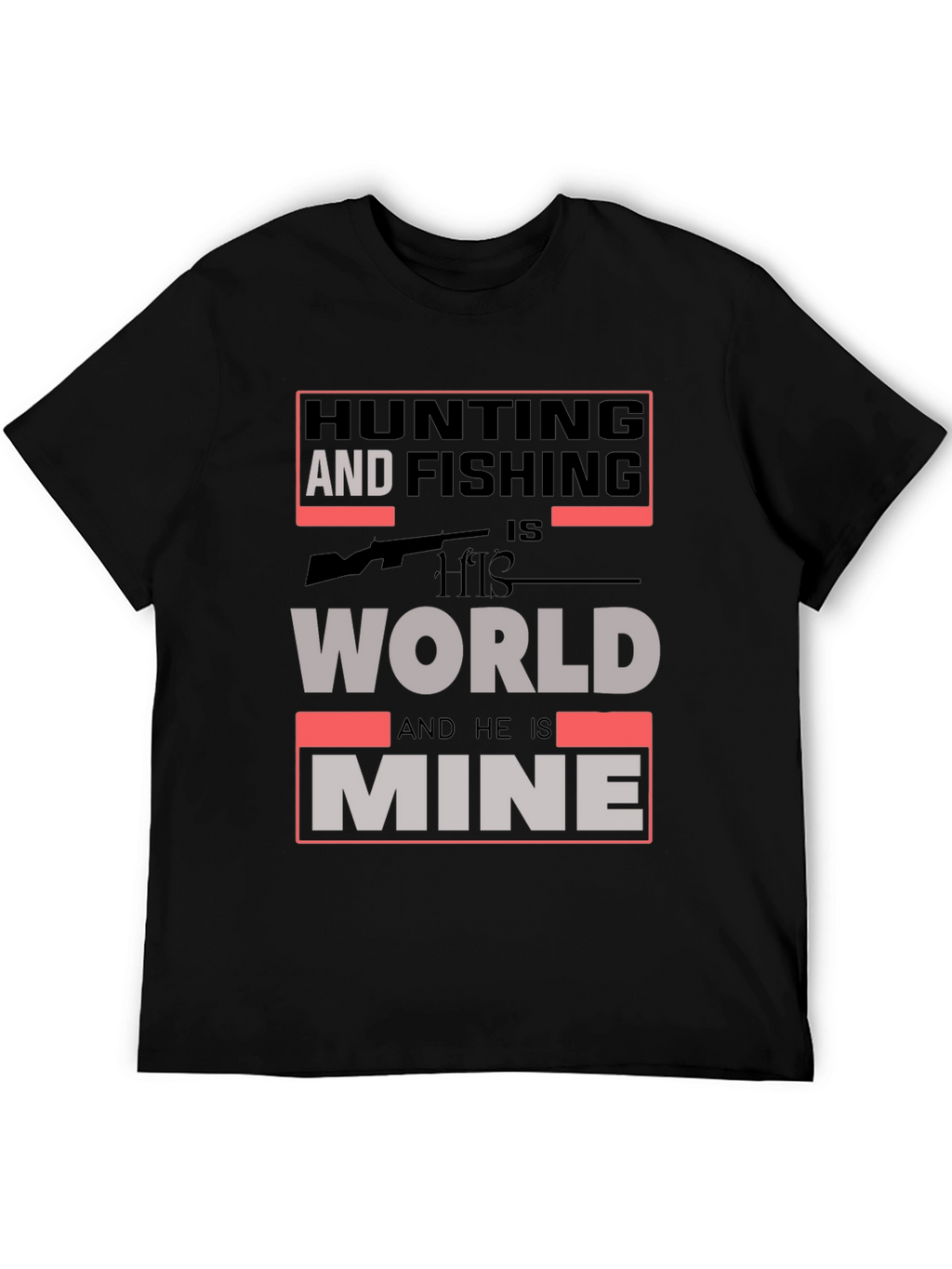 Hunting and Fishing Graphic T-Shirt