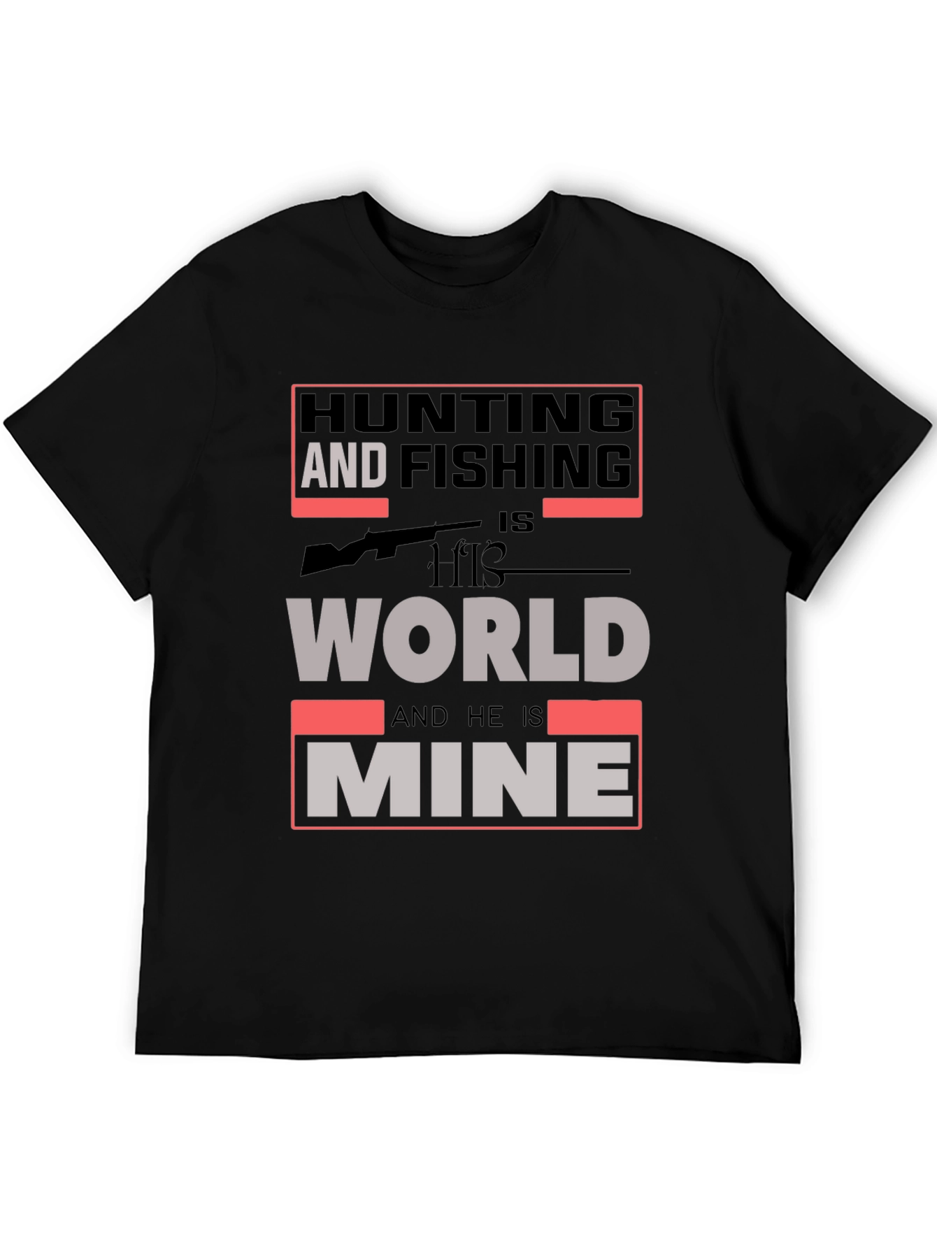 Hunting and Fishing Graphic T-Shirt