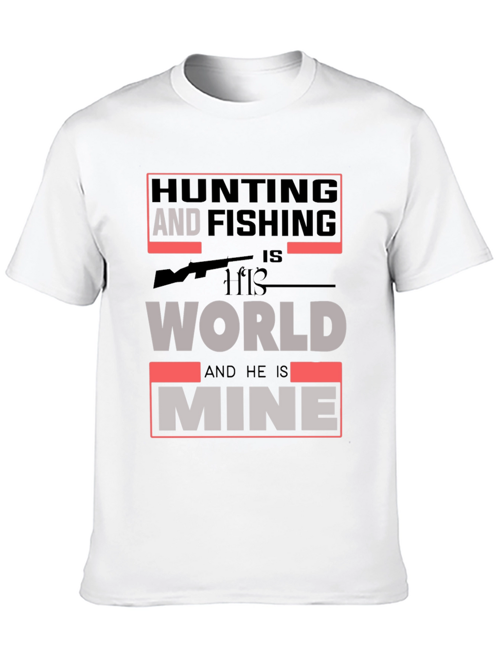 Hunting and Fishing Graphic T-Shirt
