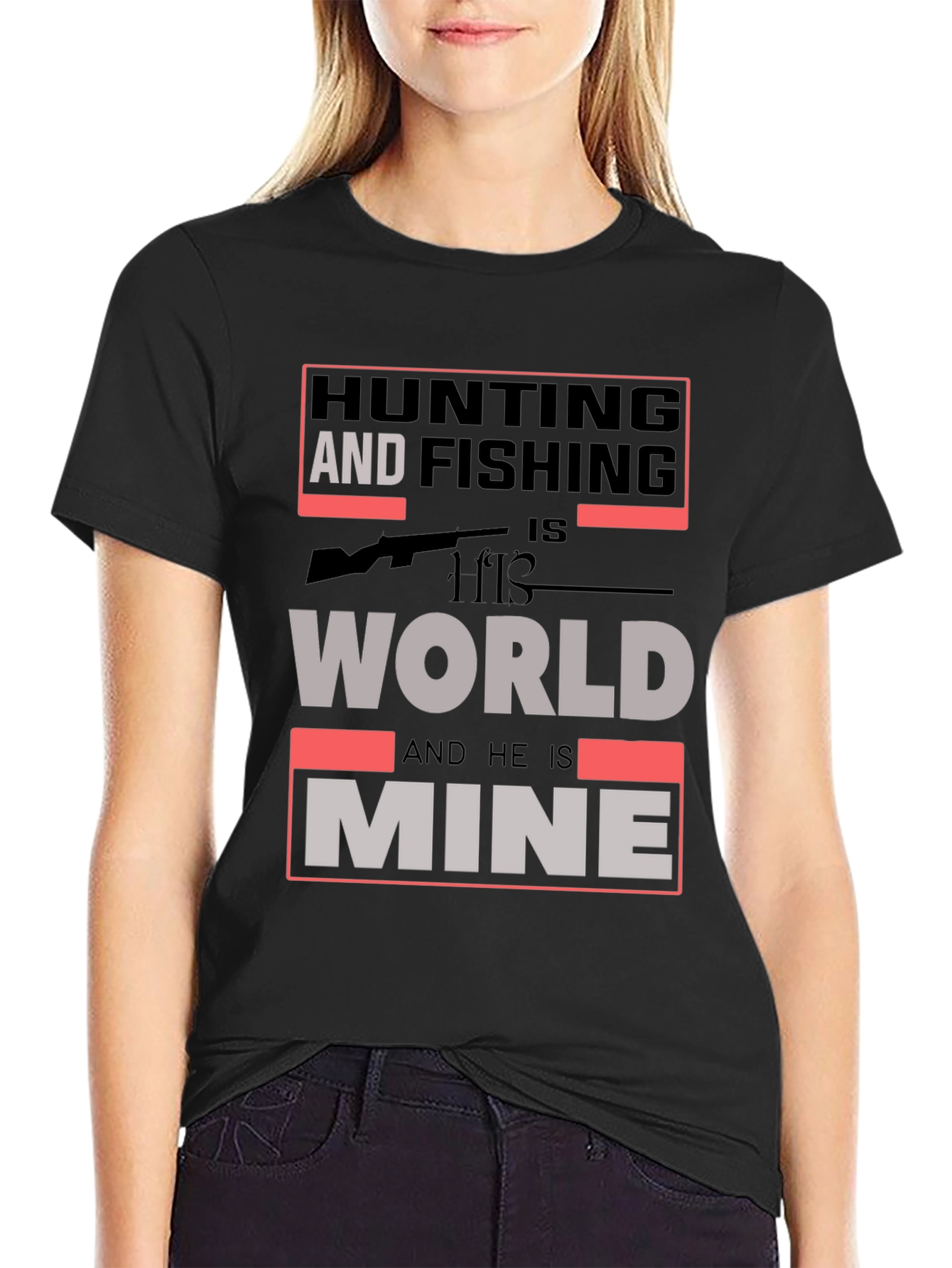 Hunting and Fishing Graphic T-Shirt
