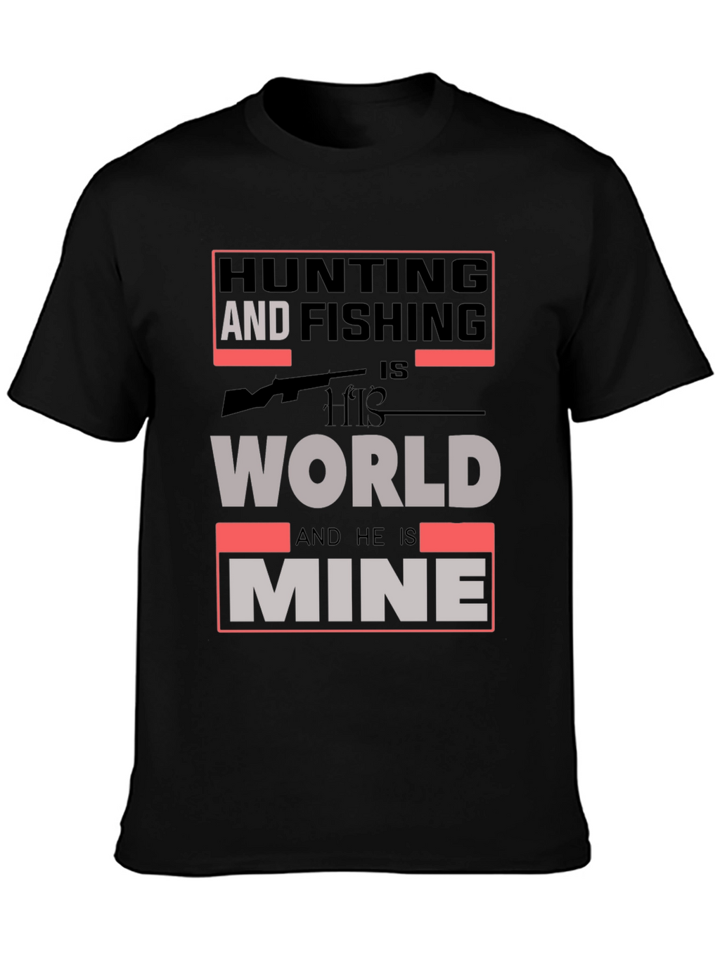 Hunting and Fishing Graphic T-Shirt