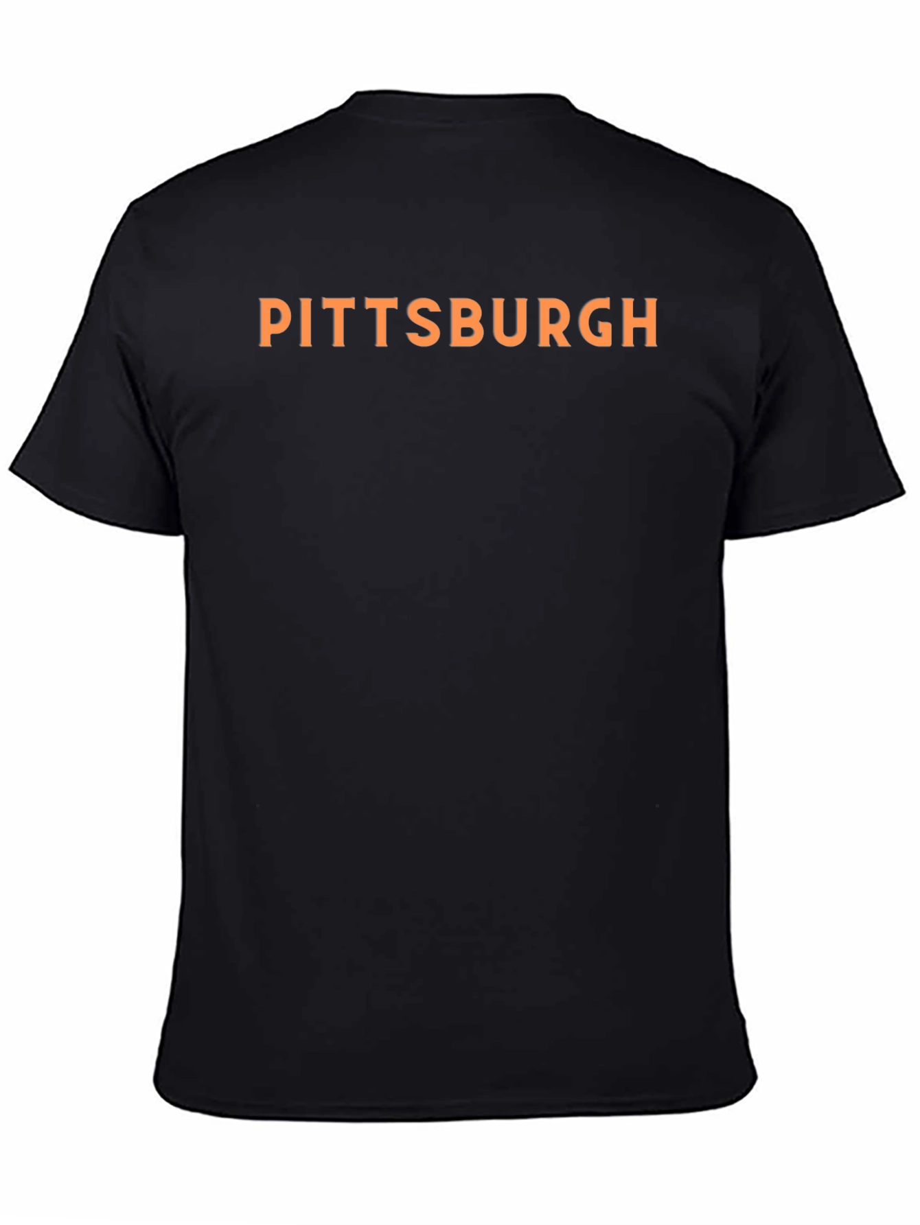 Pittsburgh Graphic Tee - Black Cotton T-Shirt