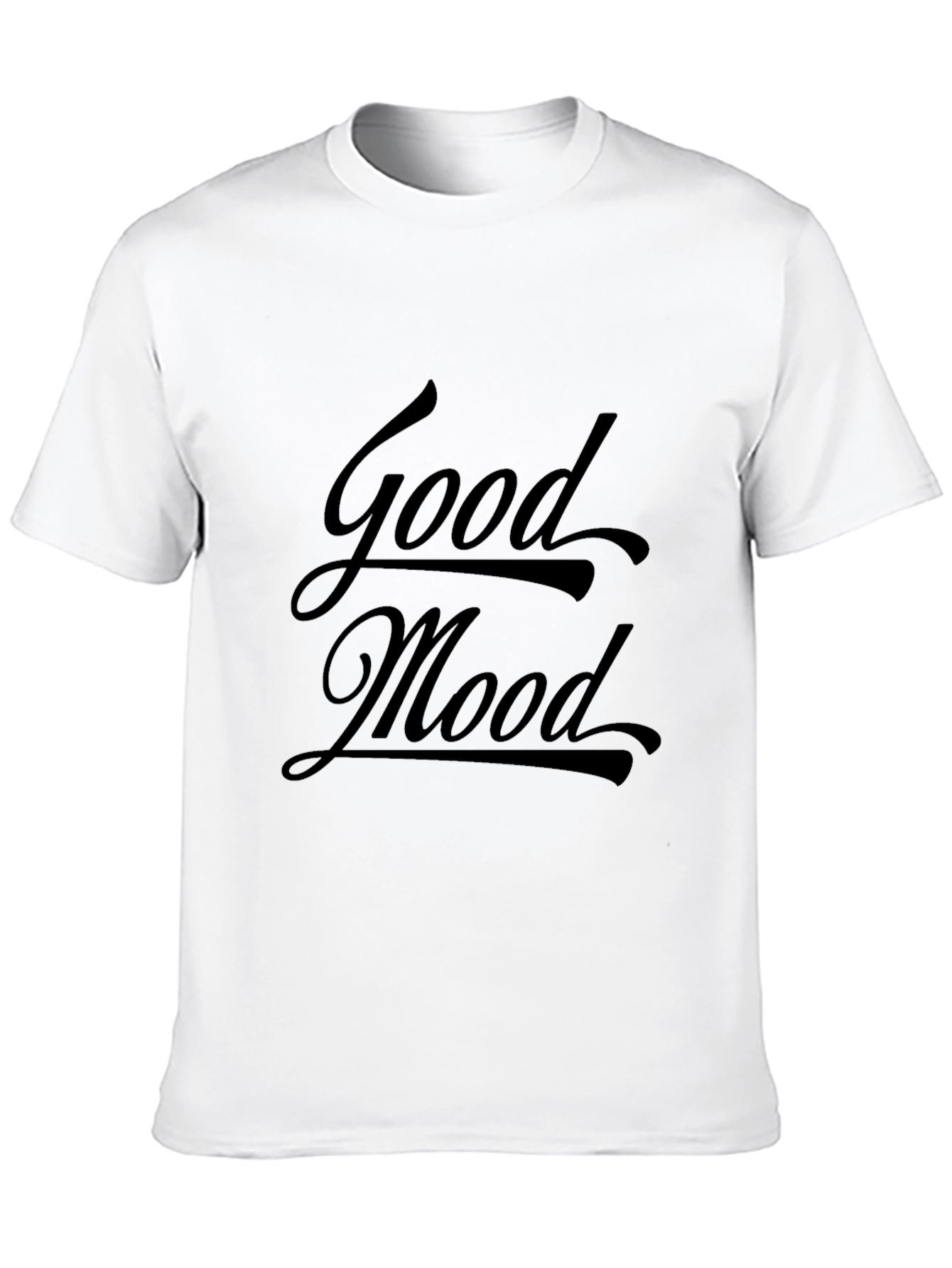 Good Mood Black T-Shirt - Stylish Casual Wear