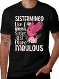 Sistermingo Fabulous Sister Black T-Shirt