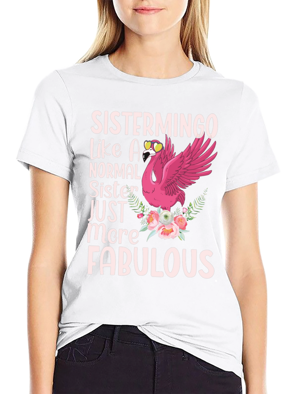 Sistermingo Fabulous Sister Black T-Shirt
