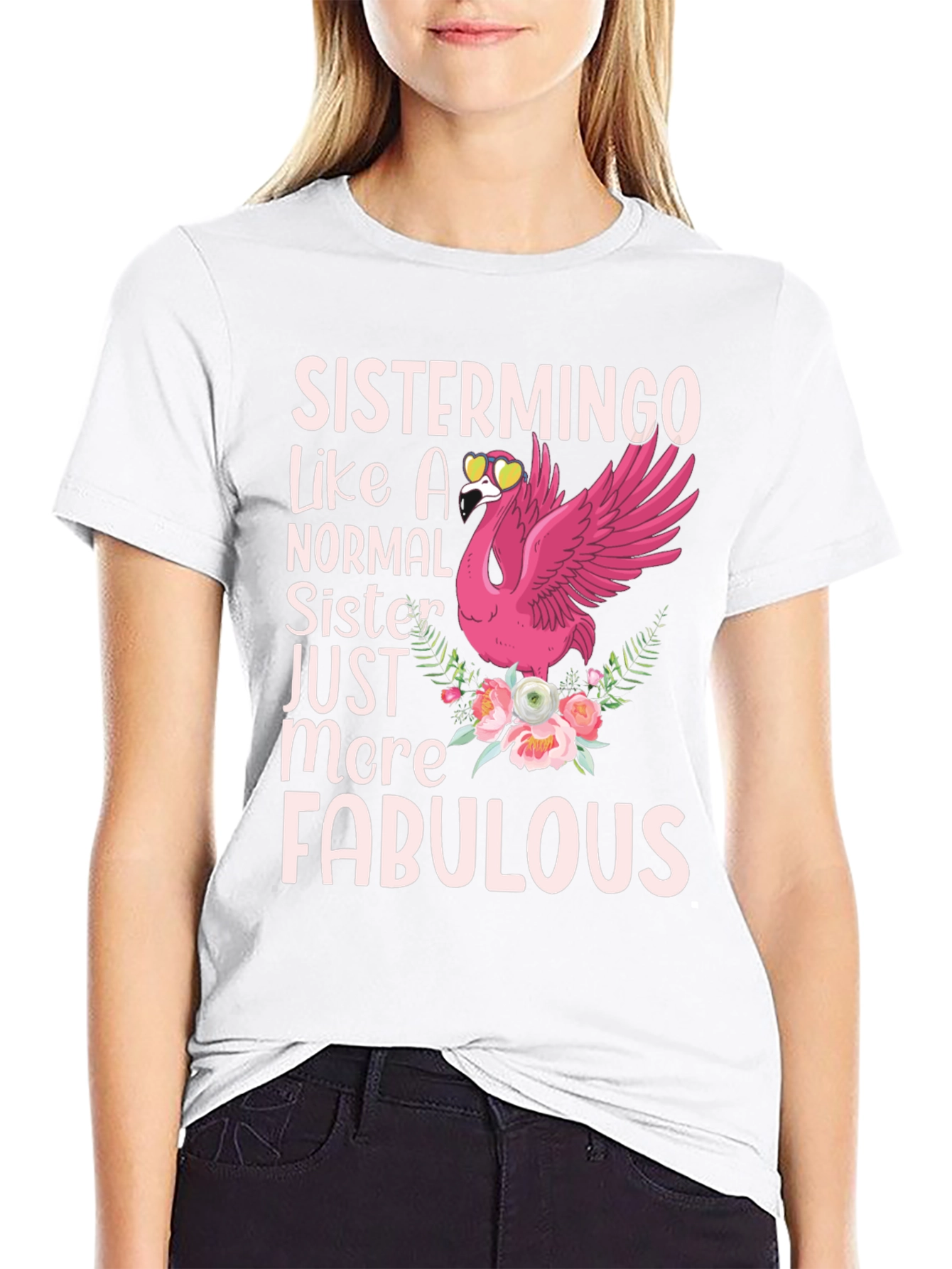 Sistermingo Fabulous Sister Black T-Shirt