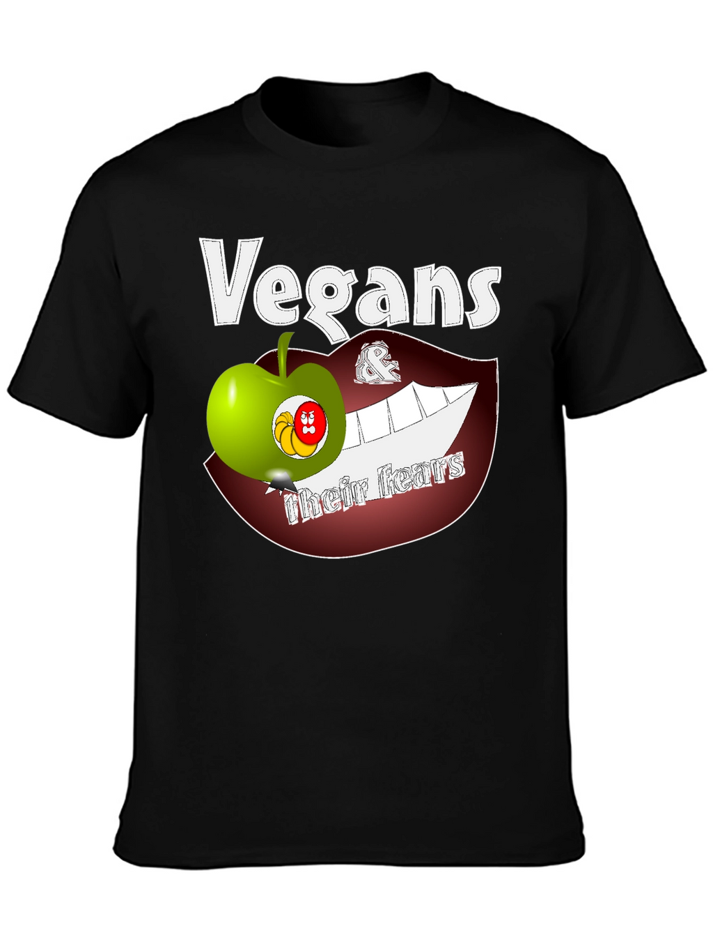 Vegans Their Fears Graphic T-Shirt