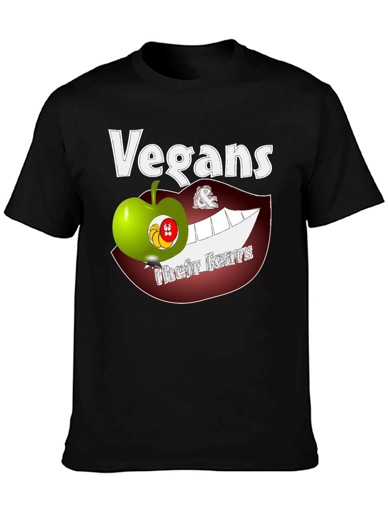 Vegans Their Fears Graphic T-Shirt