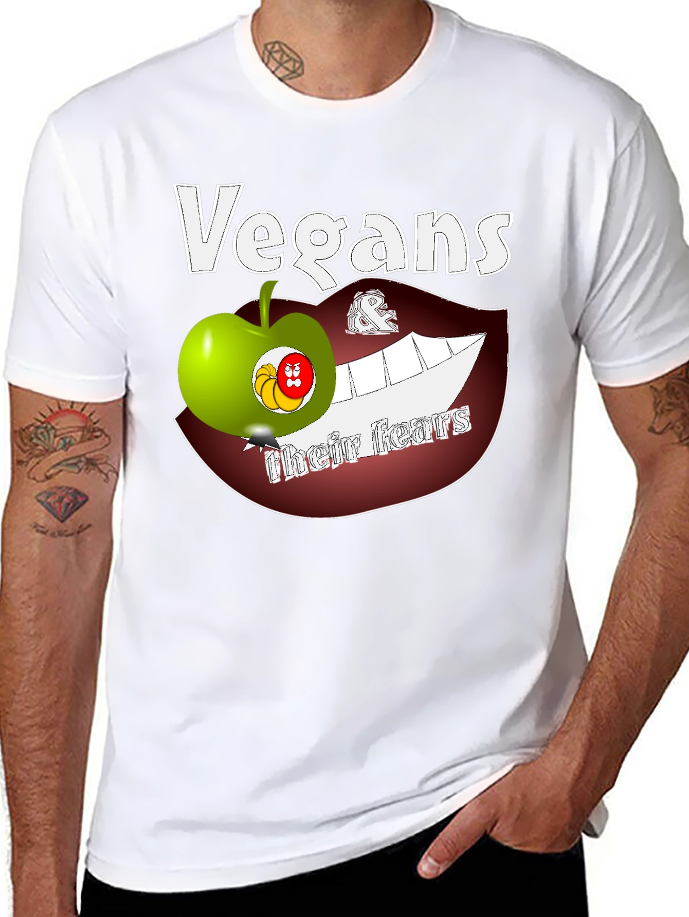 Vegans Their Fears Graphic T-Shirt