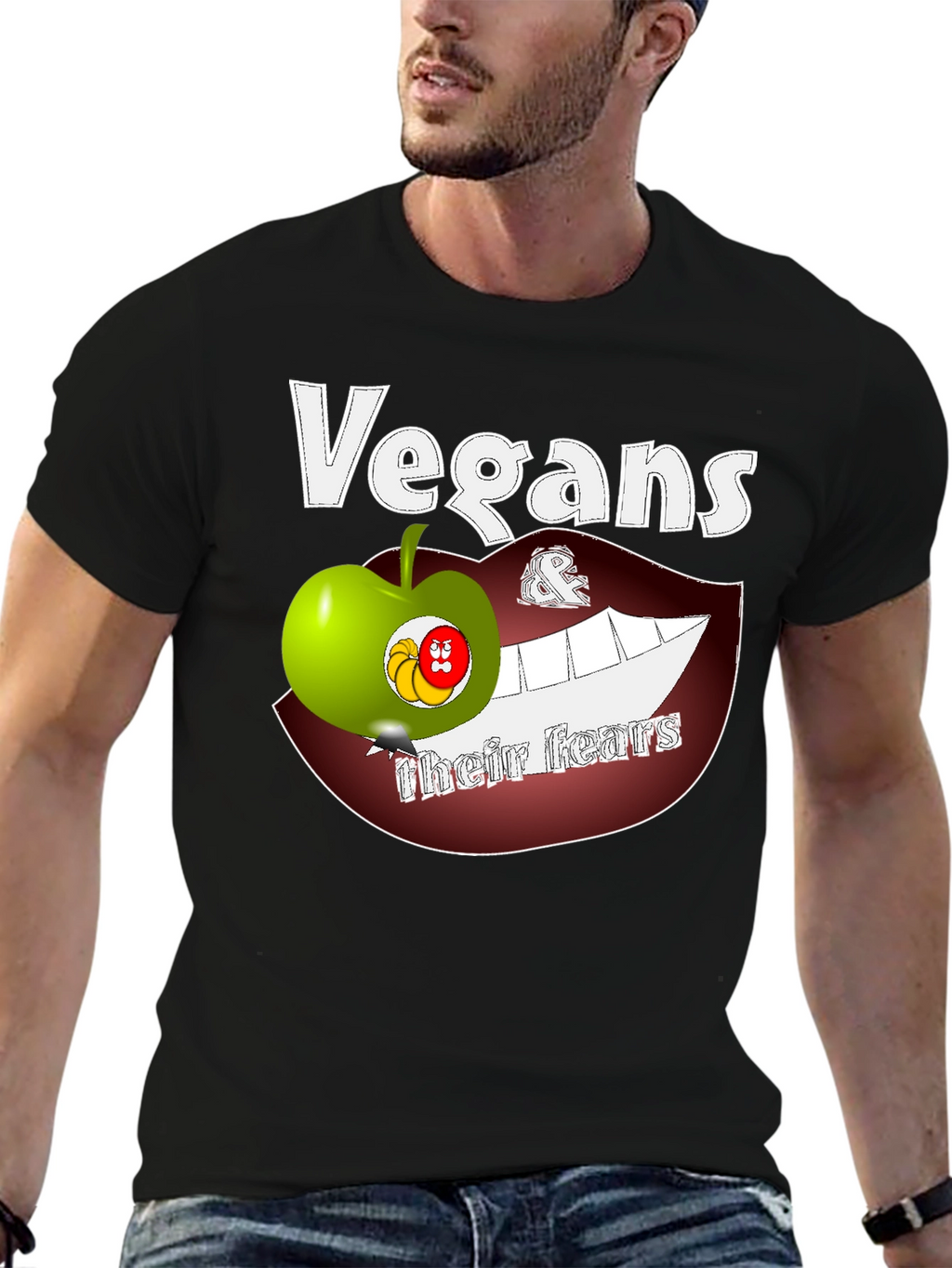 Vegans Their Fears Graphic T-Shirt