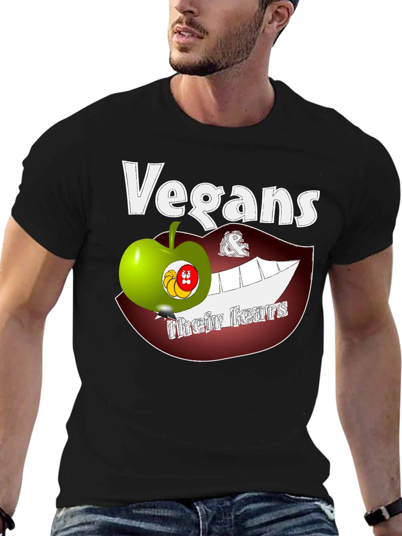 Vegans Their Fears Graphic T-Shirt