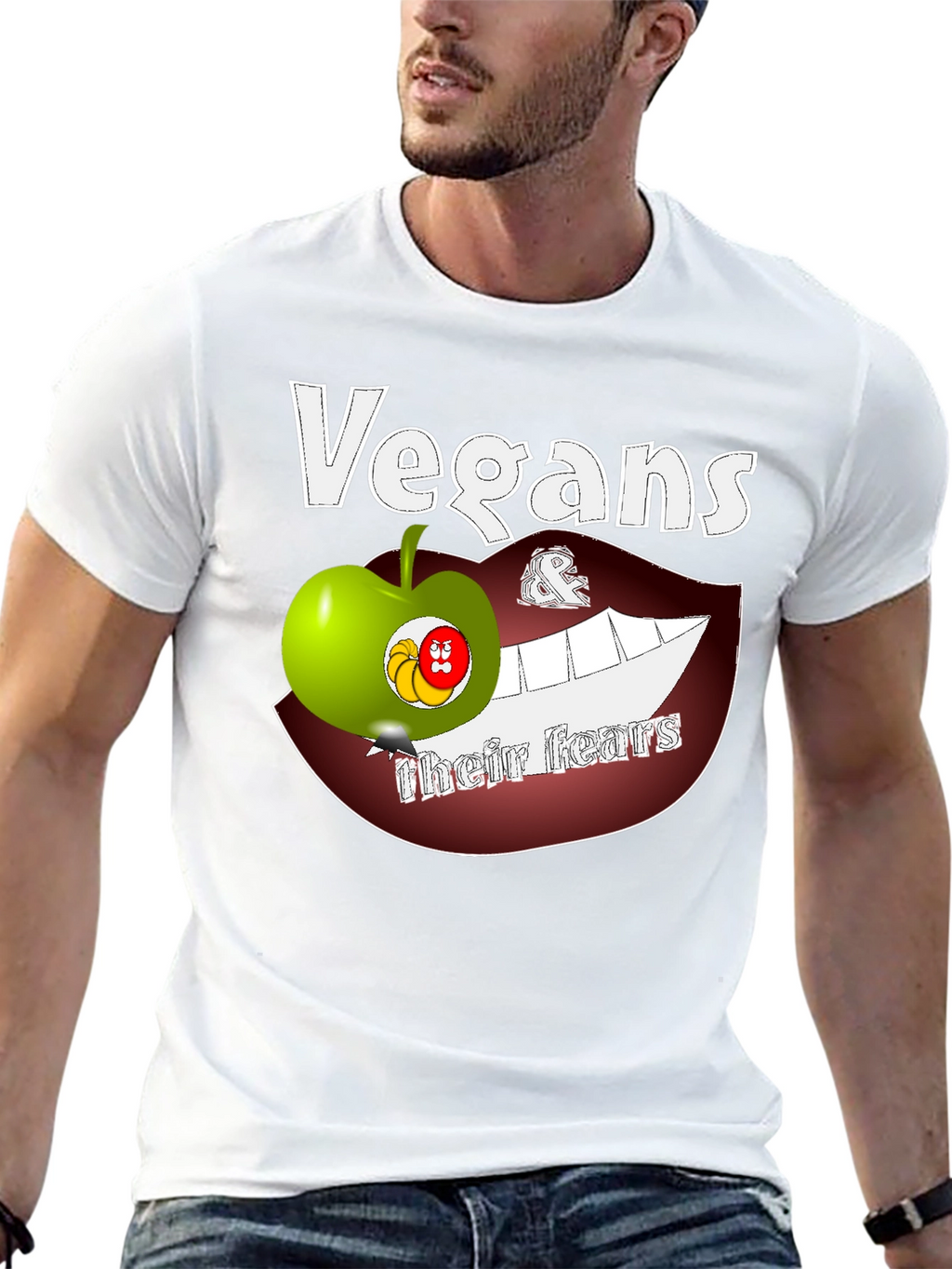 Vegans Their Fears Graphic T-Shirt