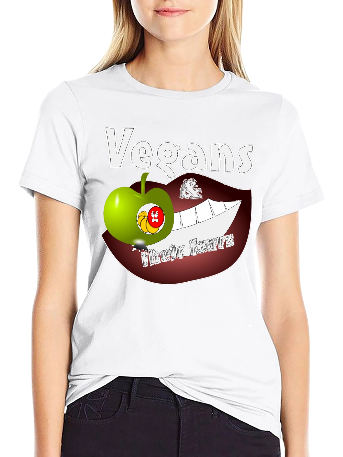 Vegans Their Fears Graphic T-Shirt