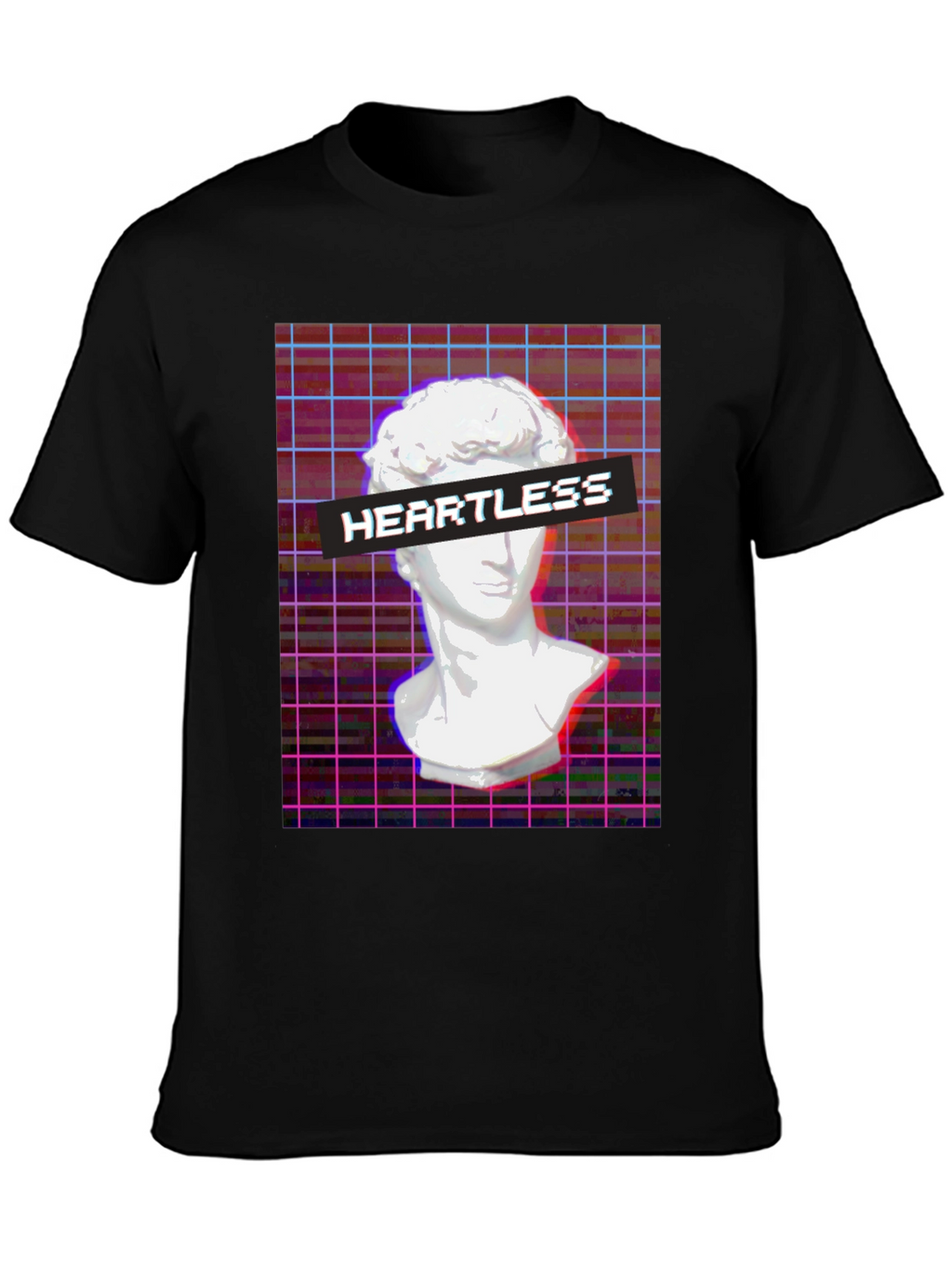Heartless Graphic Tee - Vaporwave Aesthetic T-Shirt