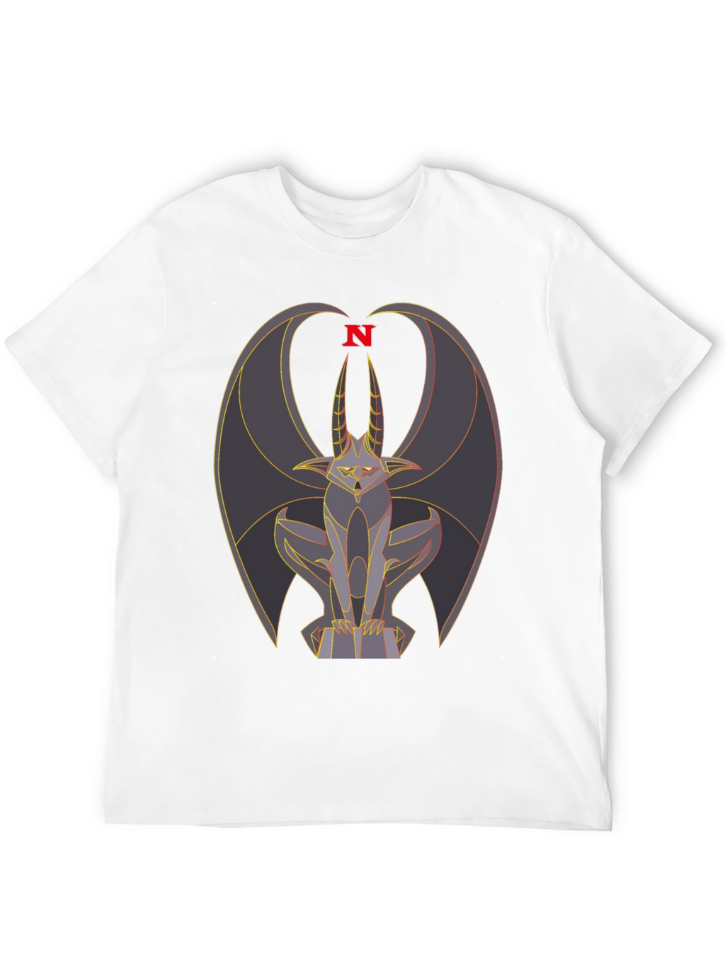 Gargoyle Graphic Tee - Gothic Style