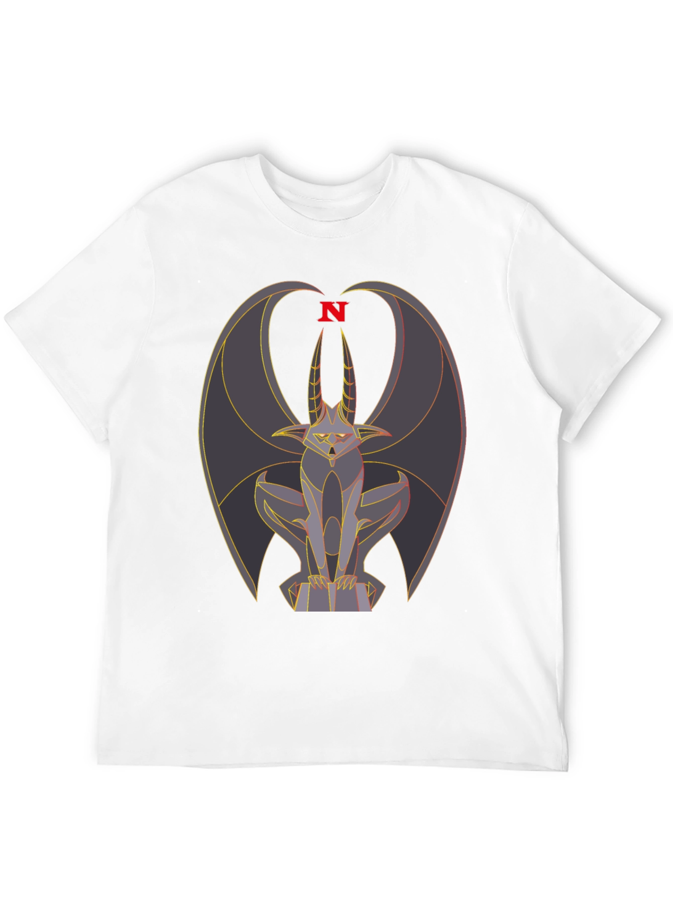 Gargoyle Graphic Tee - Gothic Style