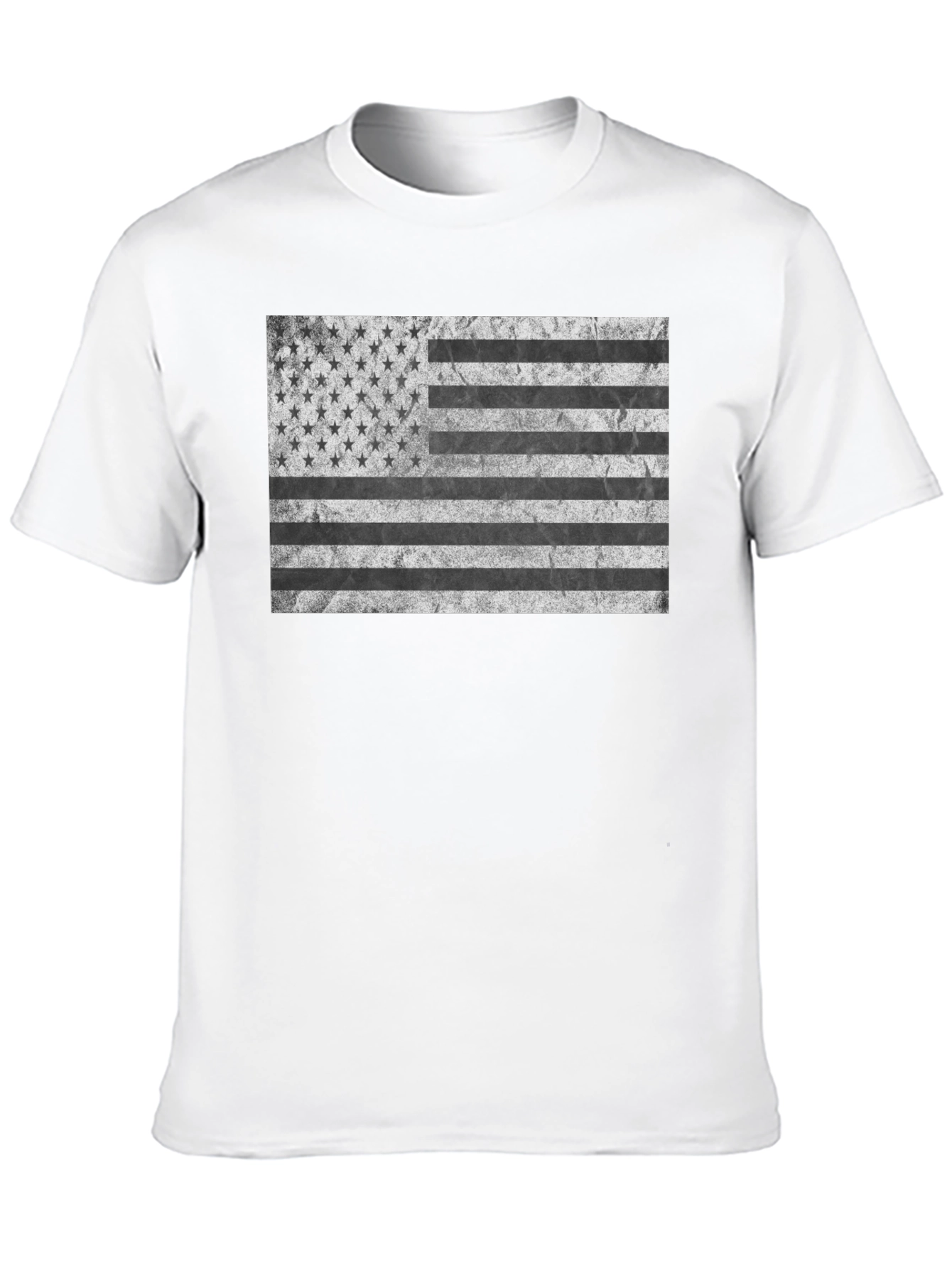 Distressed American Flag Graphic Tee