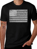 Distressed American Flag Graphic Tee