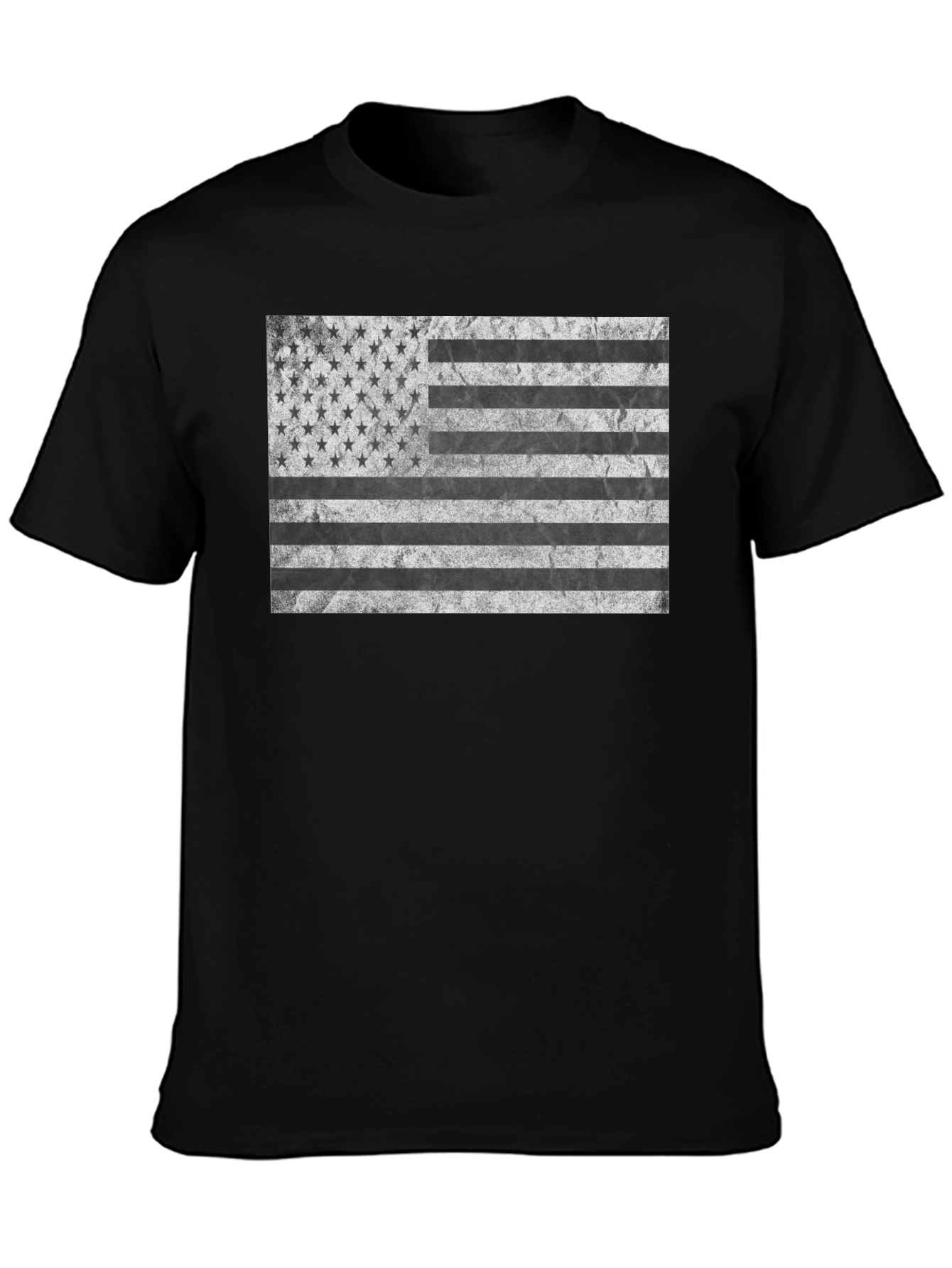 Distressed American Flag Graphic Tee