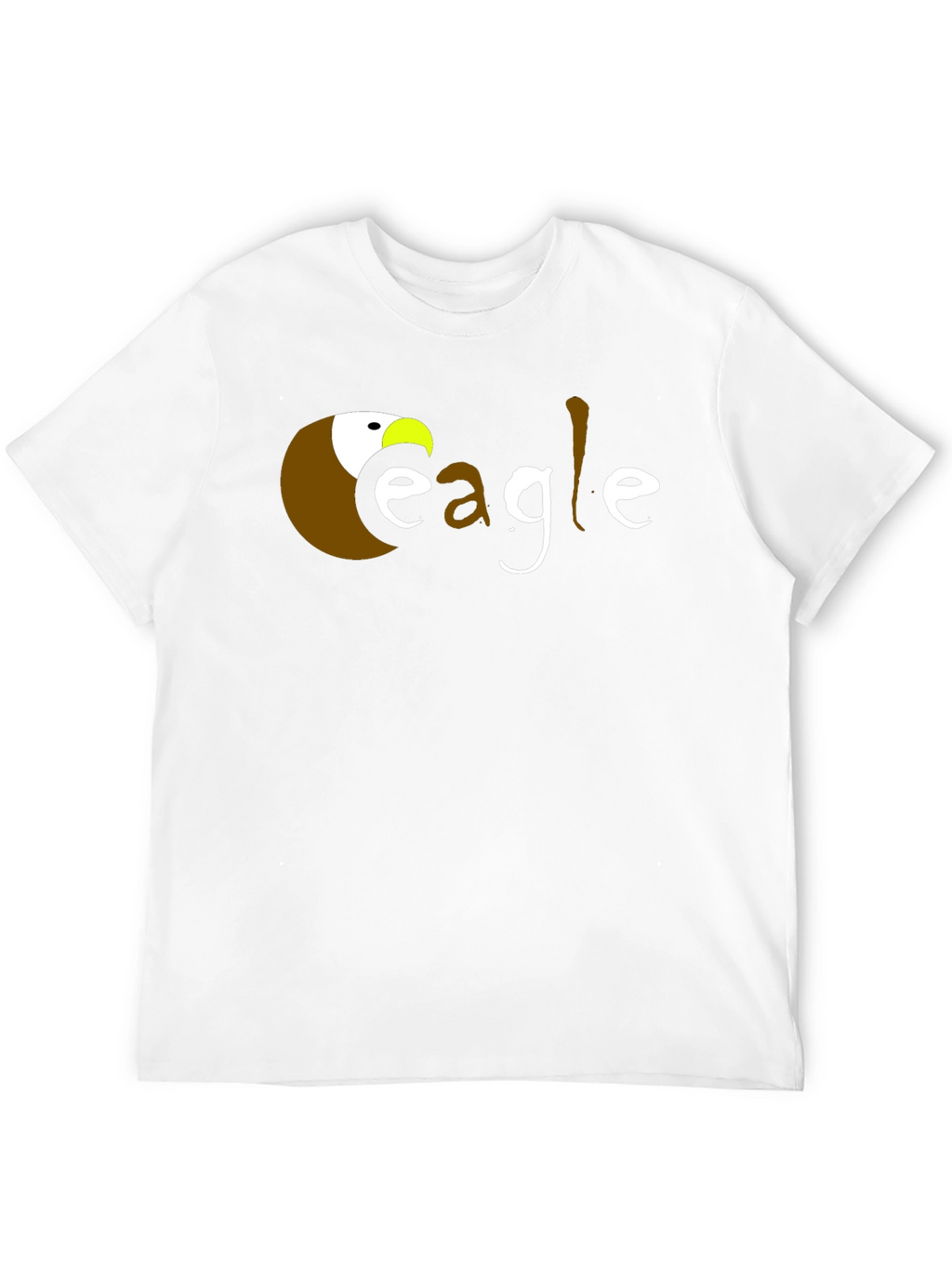 Eagle Graphic T-Shirt - Black Crew Neck