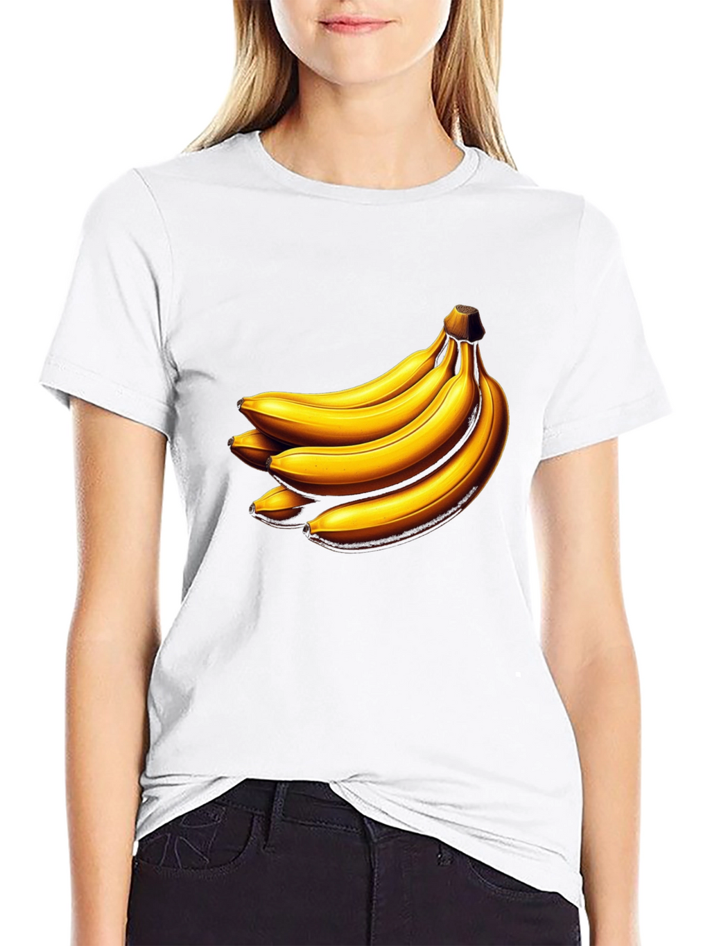 Banana Graphic Tee - Unique Fruit Design