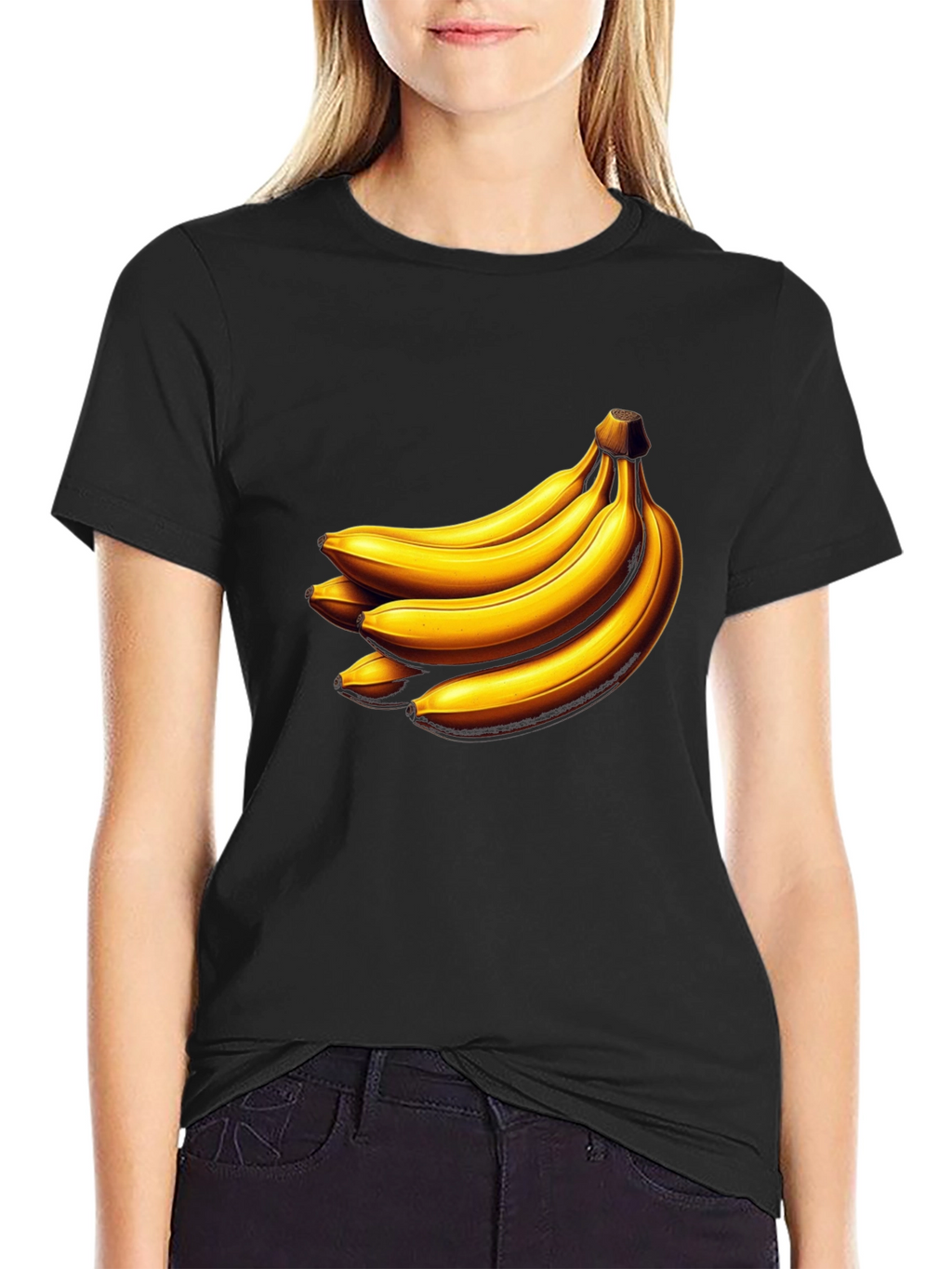 Banana Graphic Tee - Unique Fruit Design