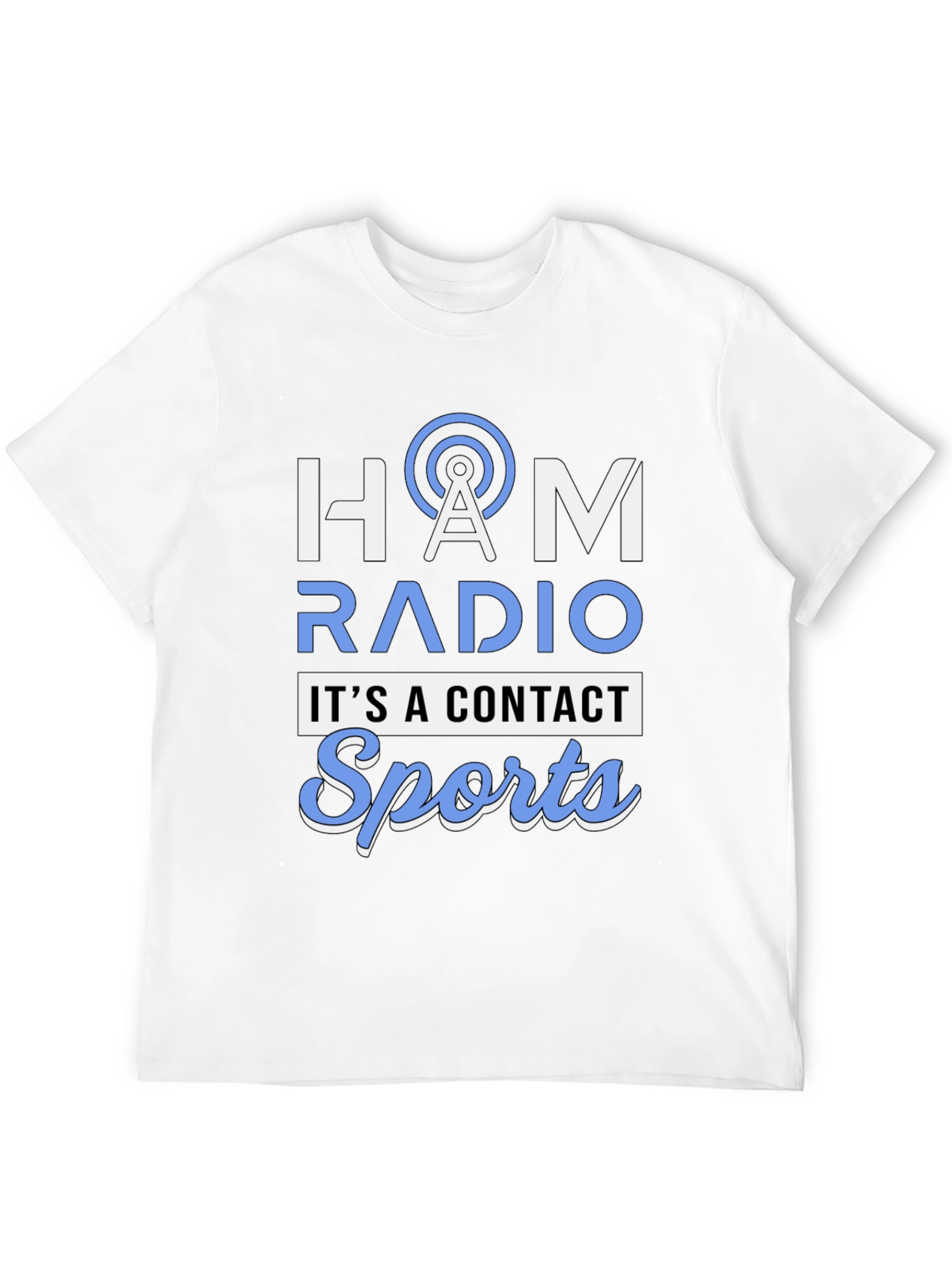 HAM Radio Contact Sports Graphic Tee