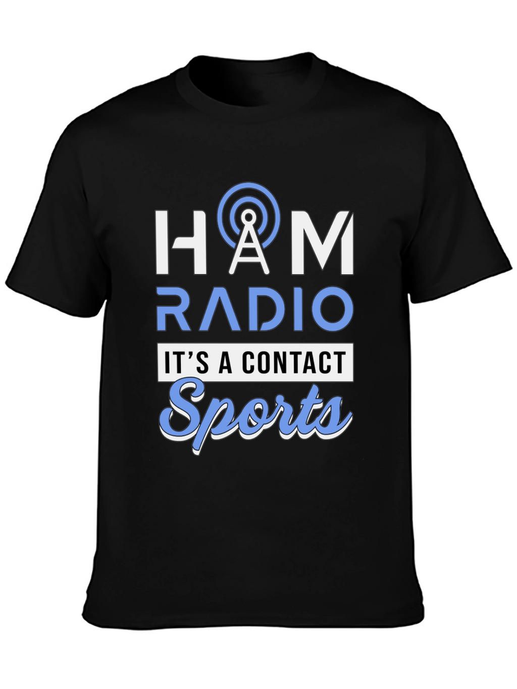 HAM Radio Contact Sports Graphic Tee