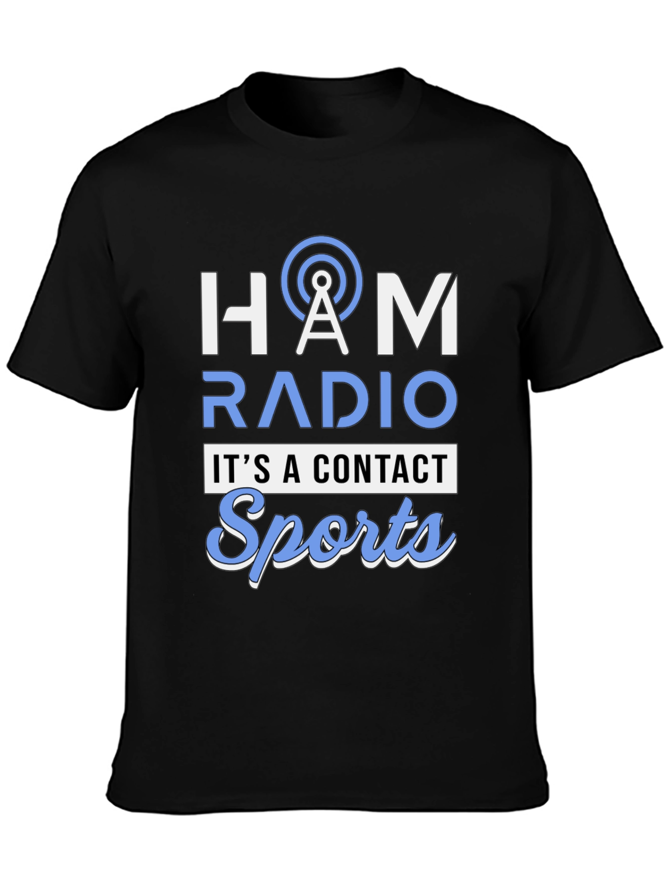 HAM Radio Contact Sports Graphic Tee