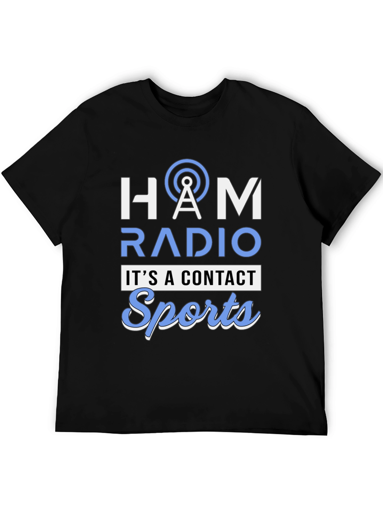 HAM Radio Contact Sports Graphic Tee