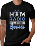 HAM Radio Contact Sports Graphic Tee