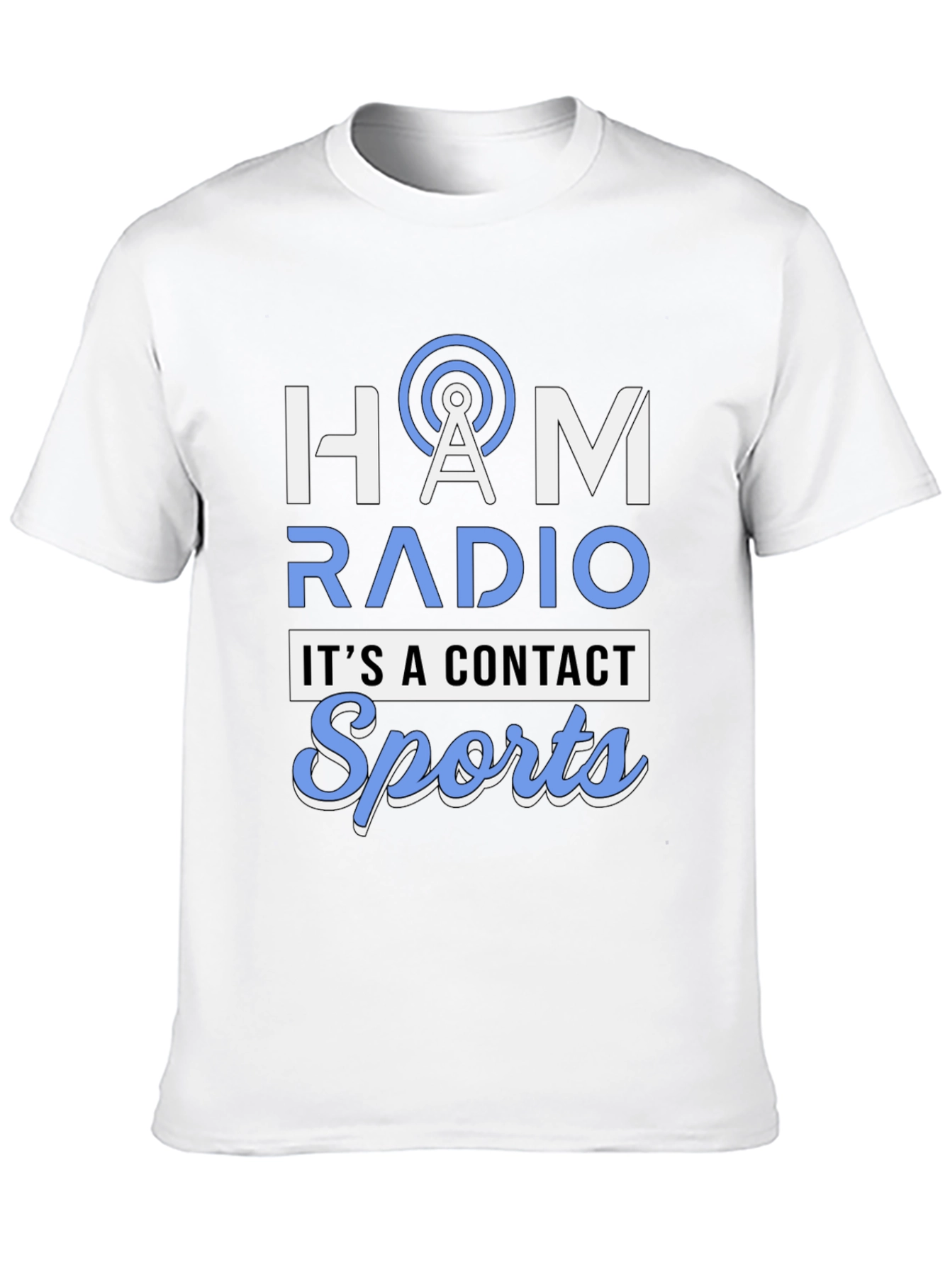 HAM Radio Contact Sports Graphic Tee