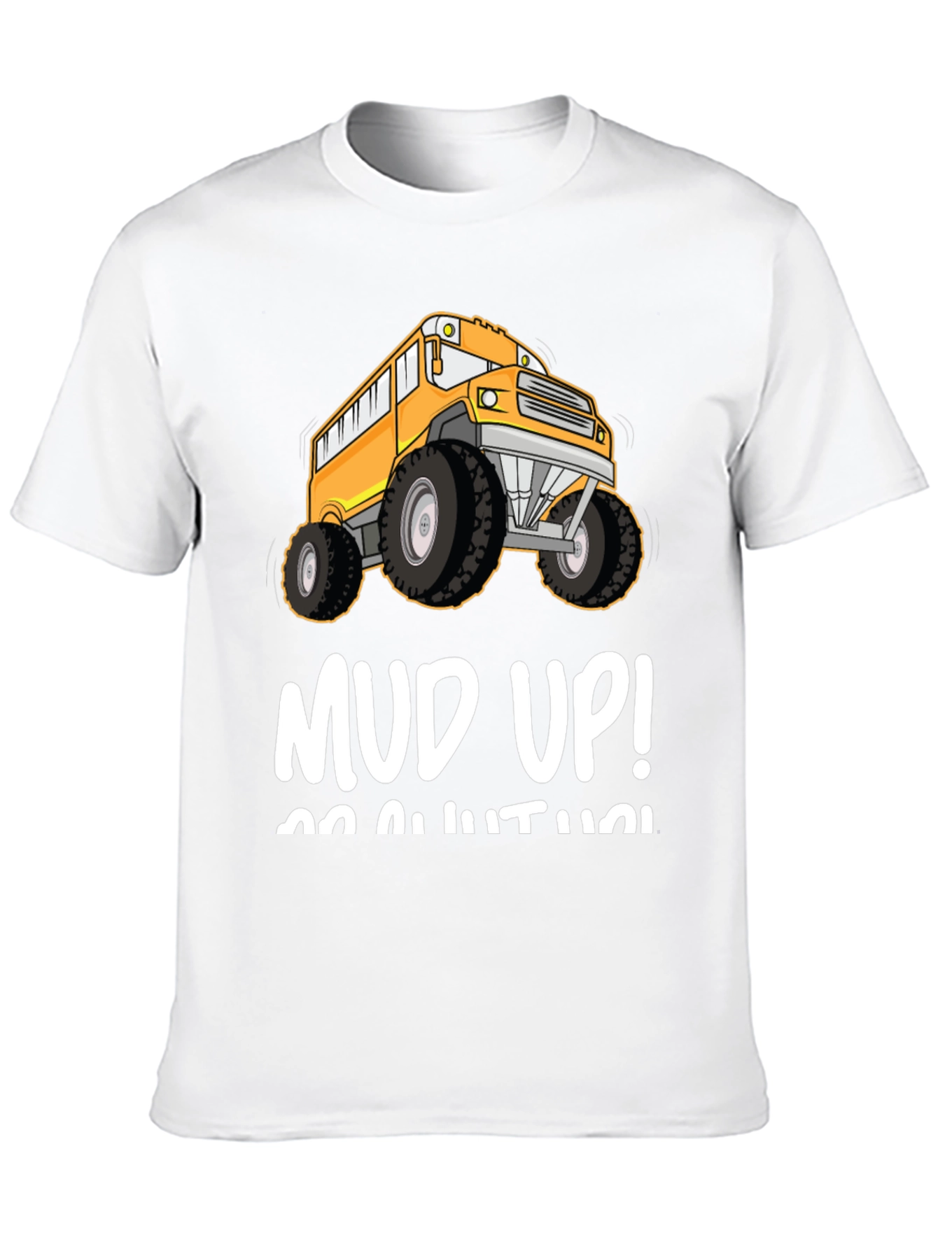 Mud Up! Monster School Bus T-Shirt
