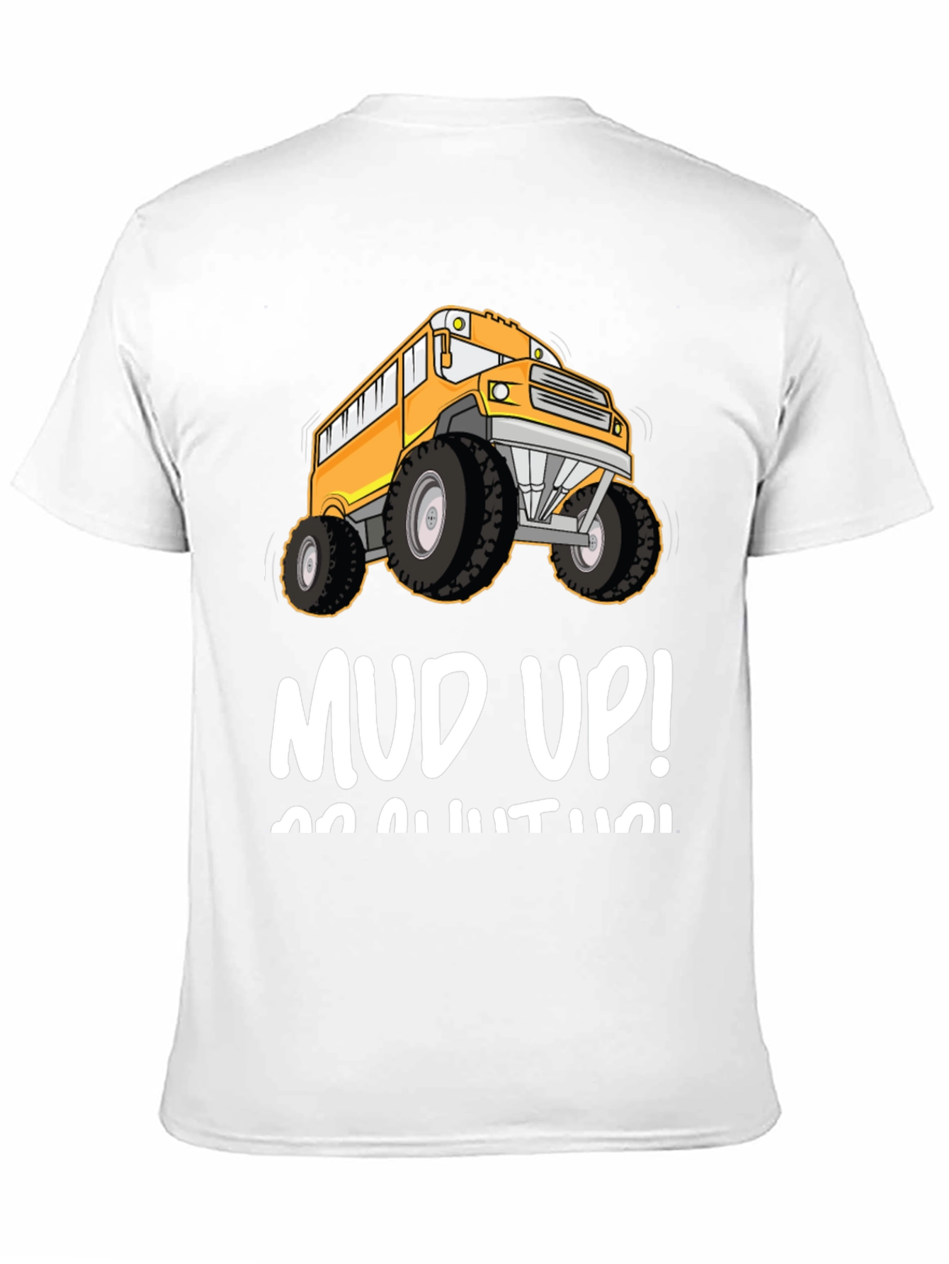 Mud Up! Monster School Bus T-Shirt